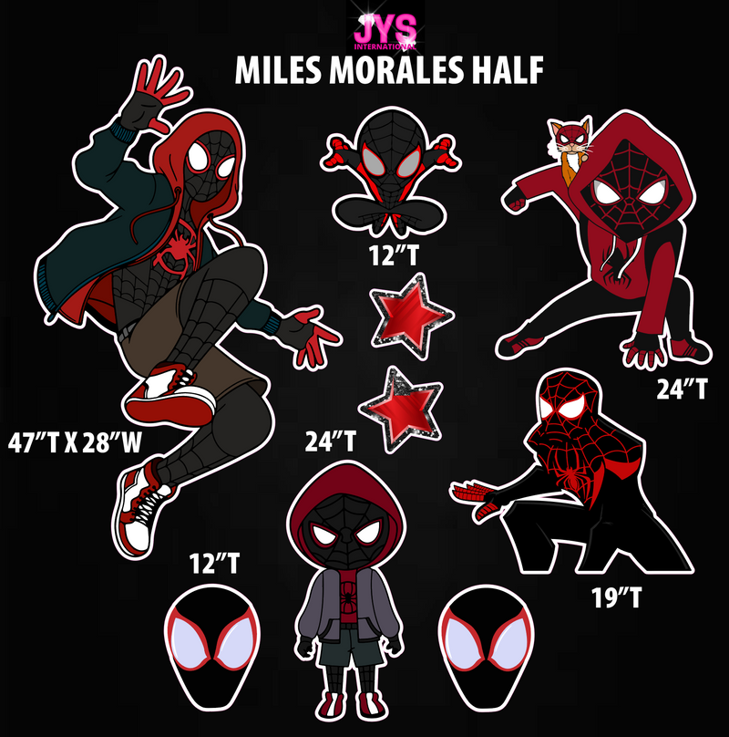 SPIDERMAN - MILES MORALES: HALF SHEET - Yard Card Signs by JYS International