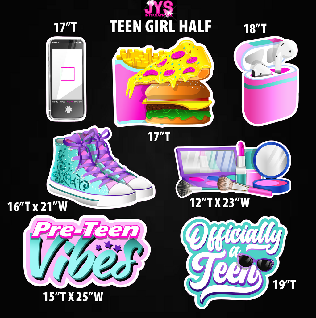 TEEN GIRL: HALF SHEET - Yard Card Signs by JYS International