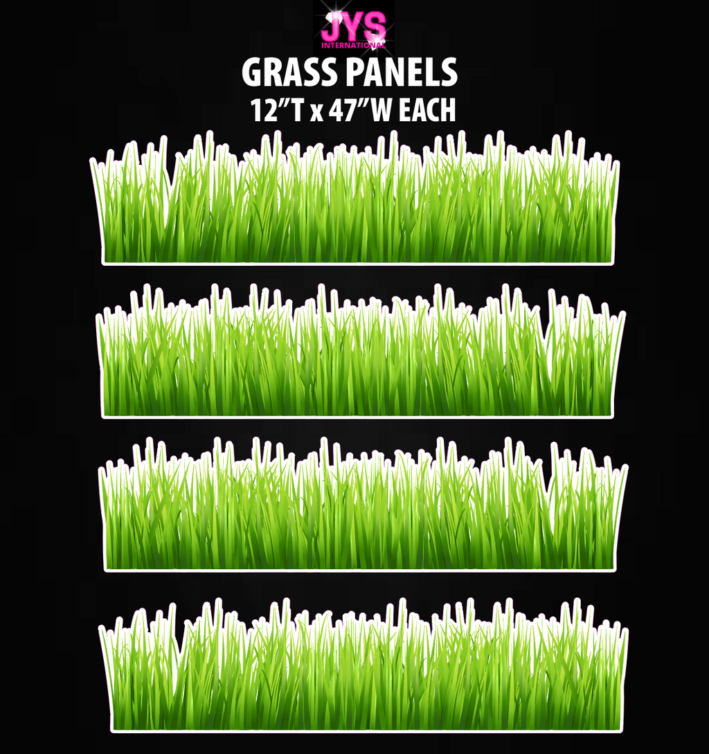 GRASS BORDERS: HALF SHEET - Yard Card Signs by JYS International