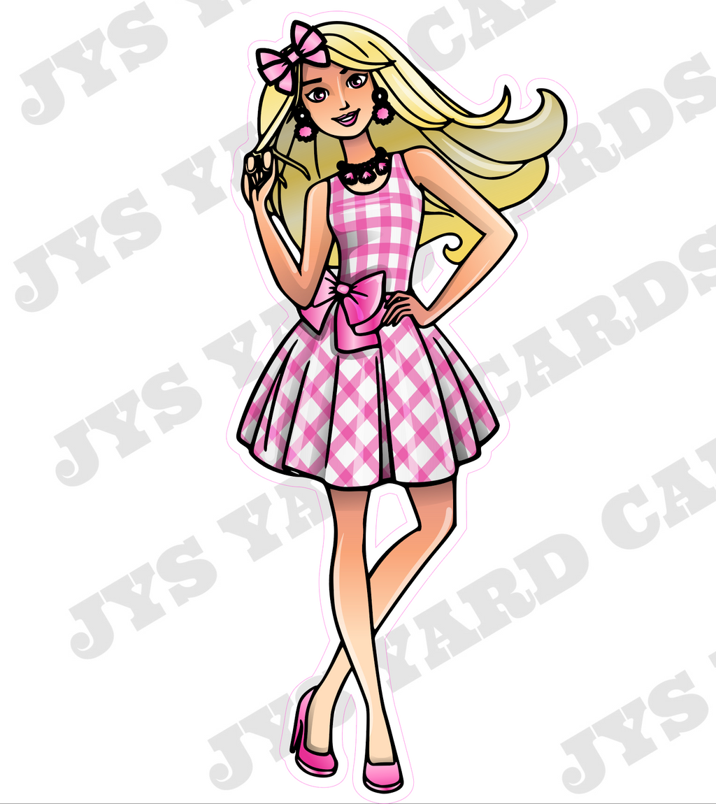 LIGHT BARBIE - Yard Card Signs by JYS International