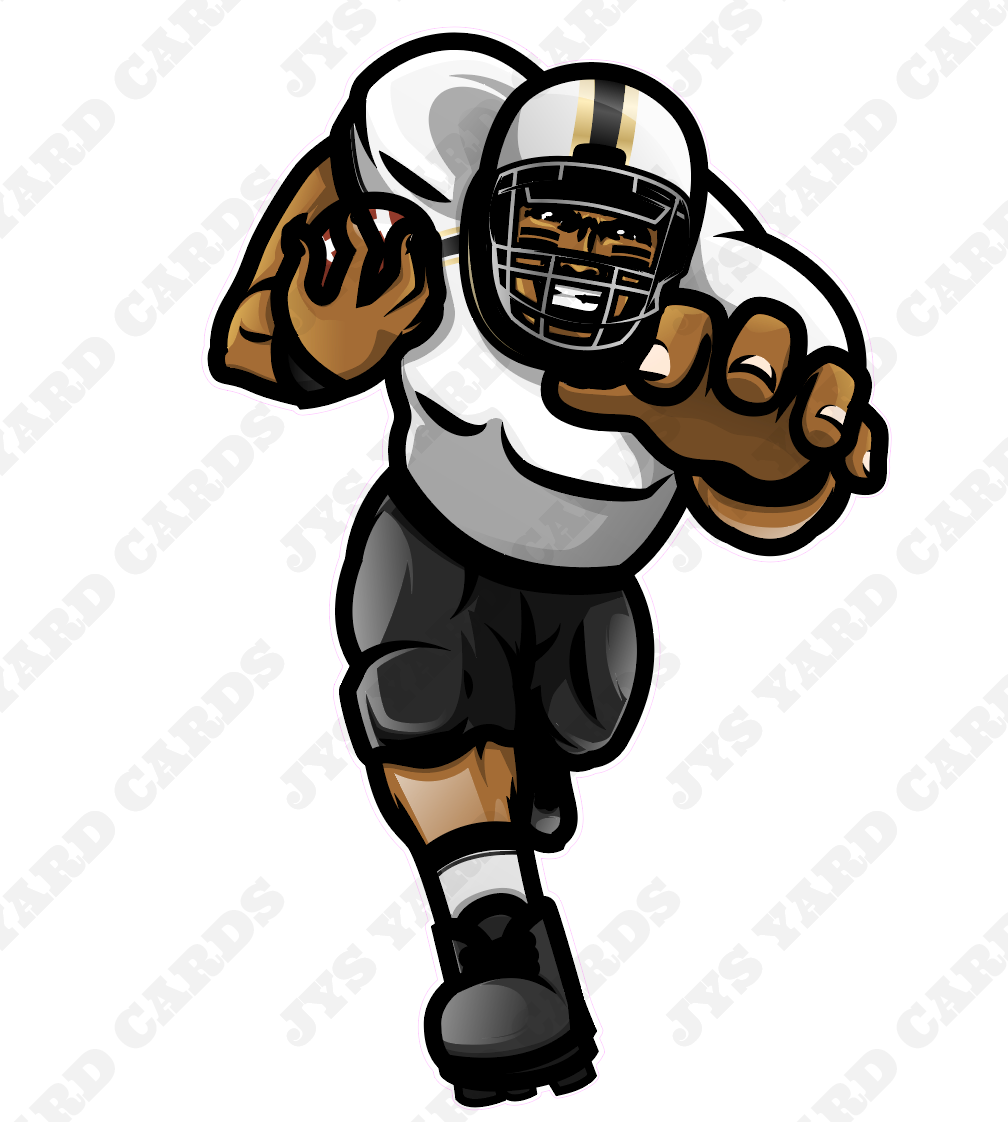 BROWN FOOTBALL CUTIE - Yard Card Signs by JYS International