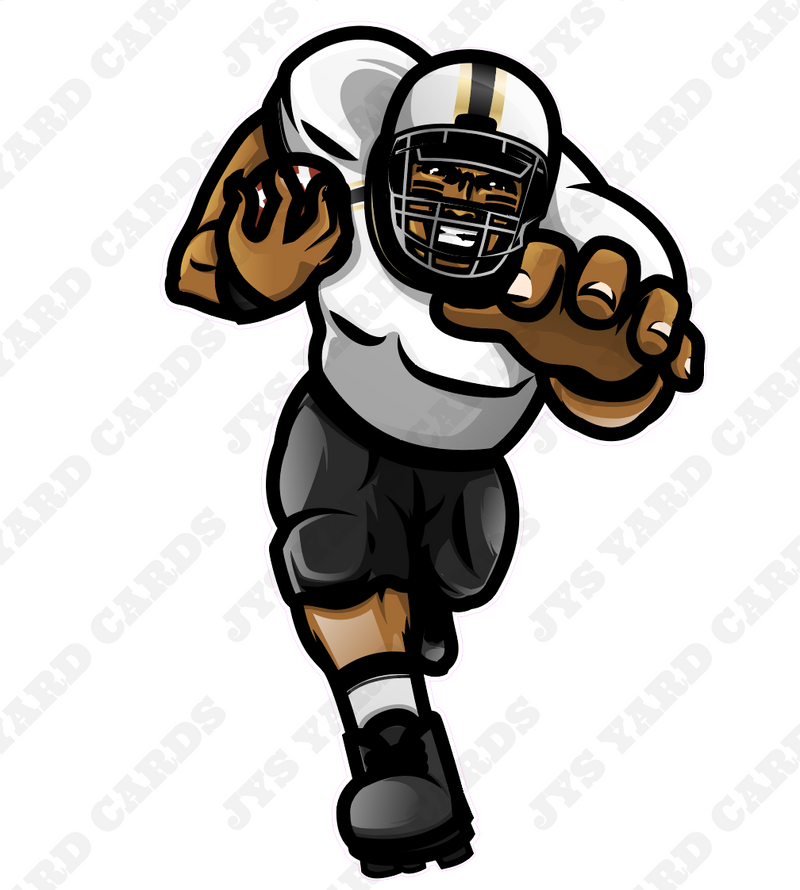 BROWN FOOTBALL CUTIE - Yard Card Signs by JYS International