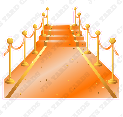 RED CARPET (OPTIONS) - Yard Card Signs by JYS International