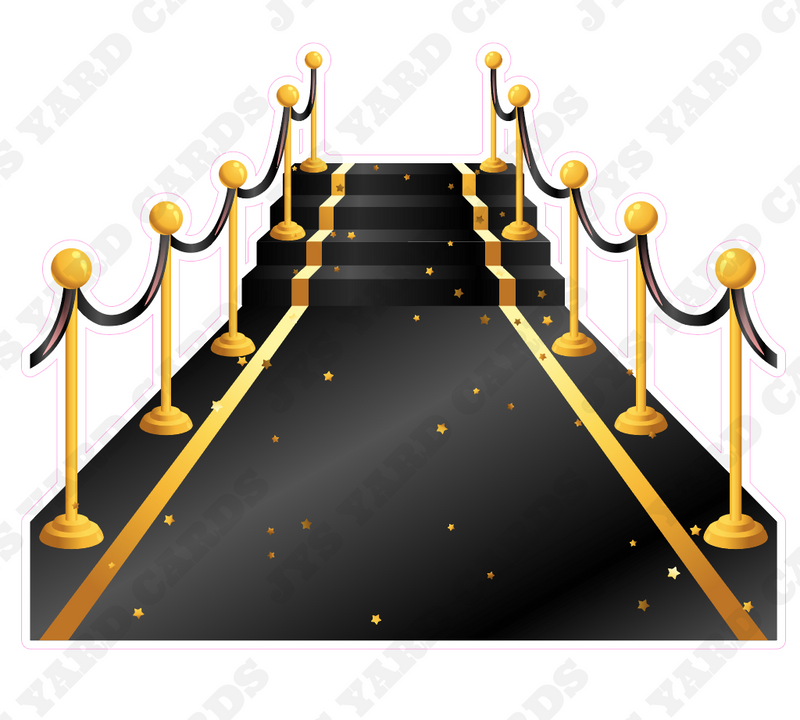 RED CARPET (OPTIONS) - Yard Card Signs by JYS International