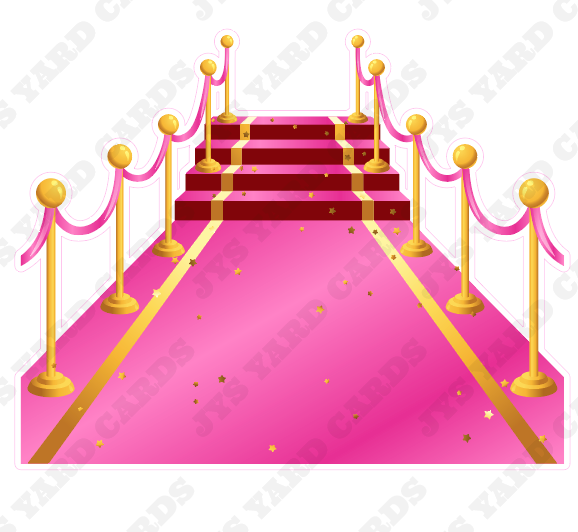 RED CARPET (OPTIONS) - Yard Card Signs by JYS International