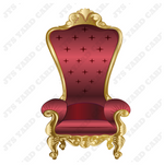 THRONE CHAIR (W/ GOLD TRIM OPTIONS) - Yard Card Signs by JYS International