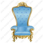 THRONE CHAIR (W/ GOLD TRIM OPTIONS) - Yard Card Signs by JYS International