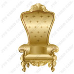 THRONE CHAIR (W/ GOLD TRIM OPTIONS) - Yard Card Signs by JYS International