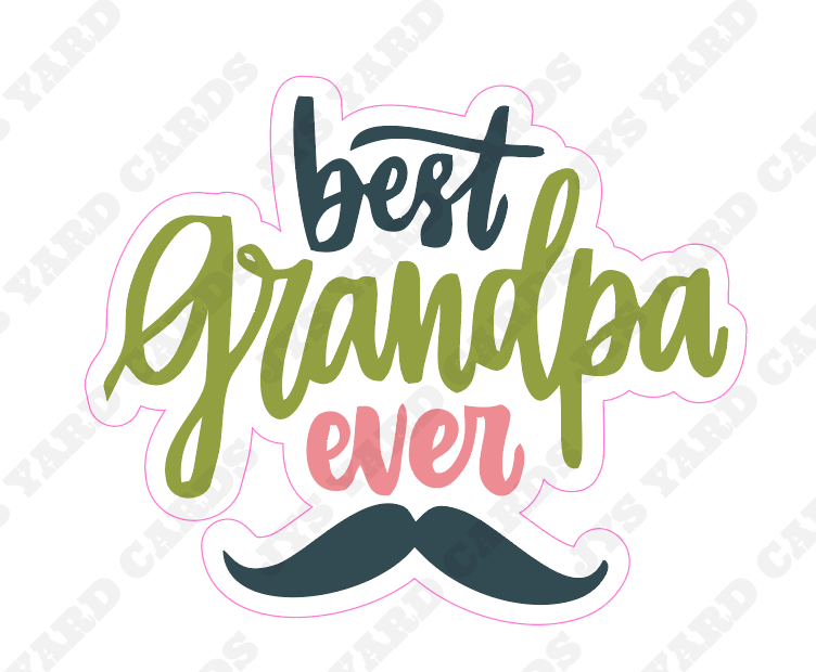 GRANDPARENTS CENTERPIECE 3 - Yard Card Signs by JYS International