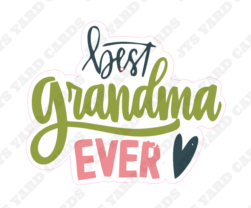 GRANDPARENTS CENTERPIECE 5 - Yard Card Signs by JYS International