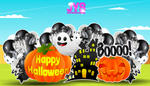 HALLOWEEN BOO: HALF SHEET - Yard Card Signs by JYS International