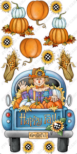 FALL TRUCK (4.5FT TALL) - Yard Card Signs by JYS International