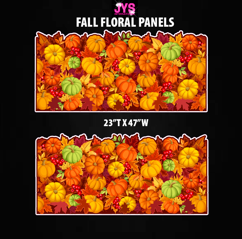 FALL FLORAL PANELS 1 - Yard Card Signs by JYS International