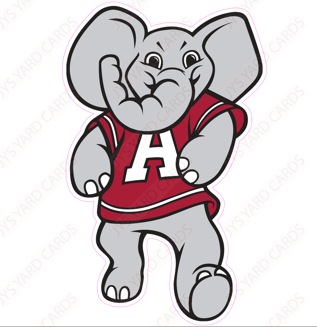 ALABAMA MASCOT - Yard Card Signs by JYS International