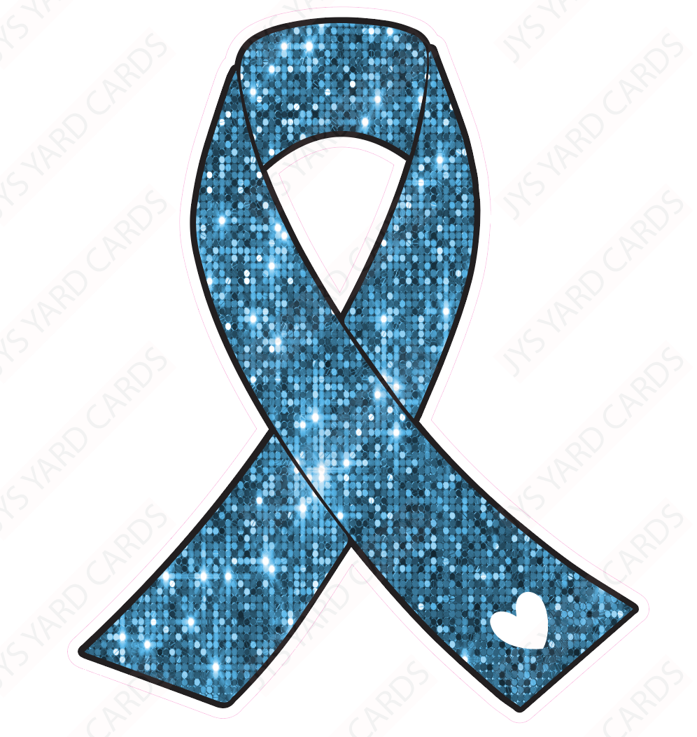 RIBBON: LIGHT BLUE - Yard Card Signs by JYS International