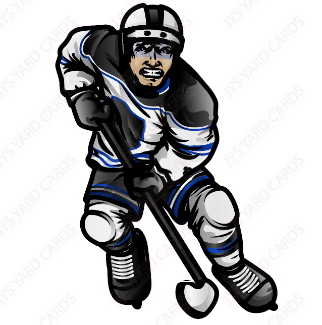 HOCKEY PLAYER CUTIE - Yard Card Signs by JYS International