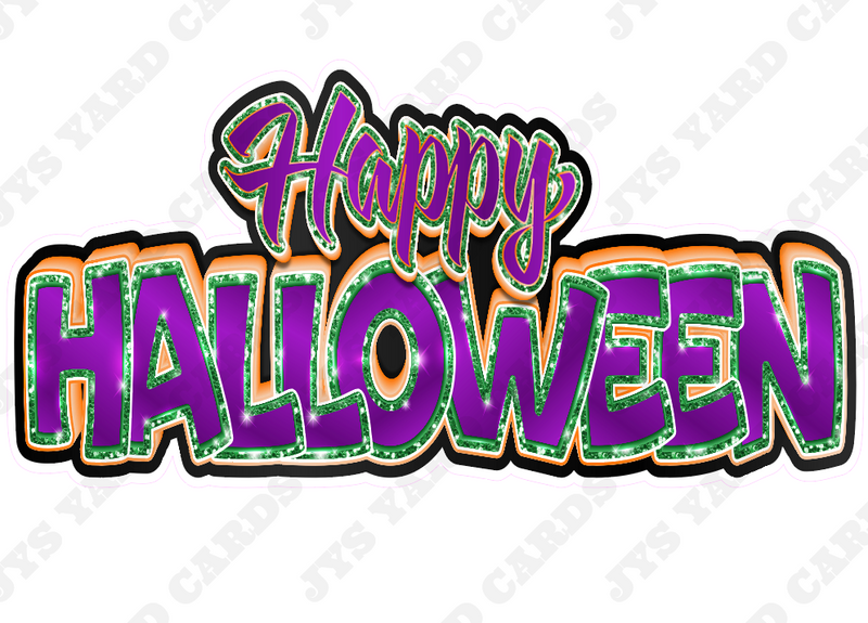 HAPPY HALLOWEEN CENTERPIECE 1 - Yard Card Signs by JYS International