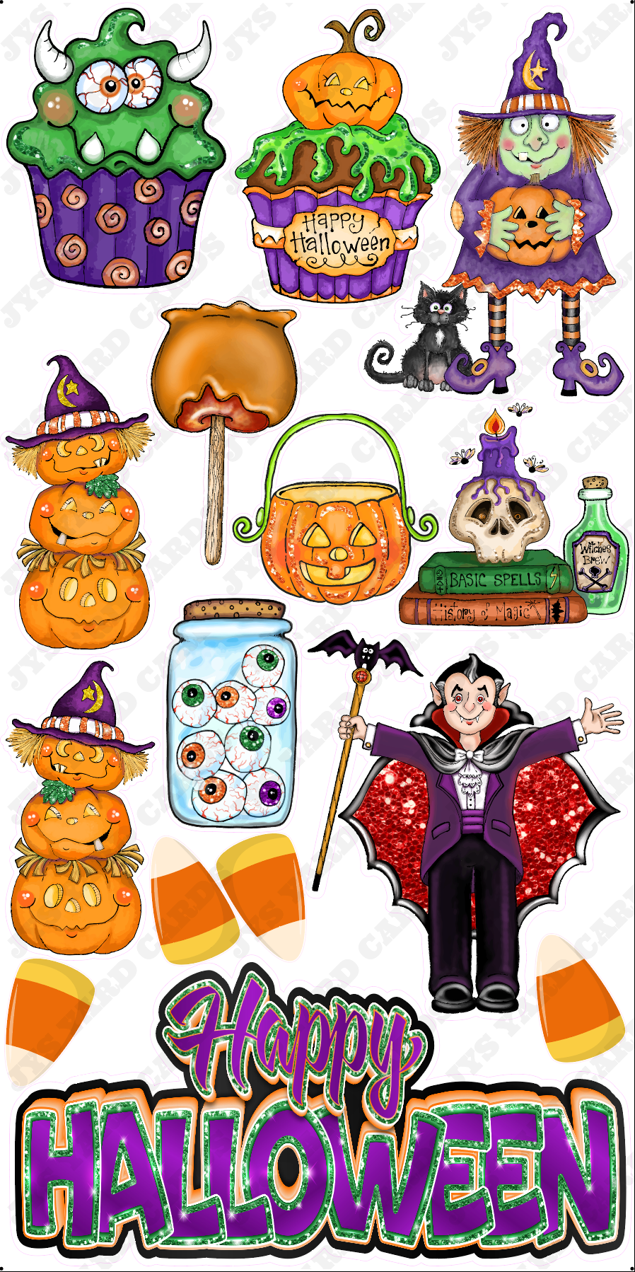 HALLOWEEN PARTY - Yard Card Signs by JYS International