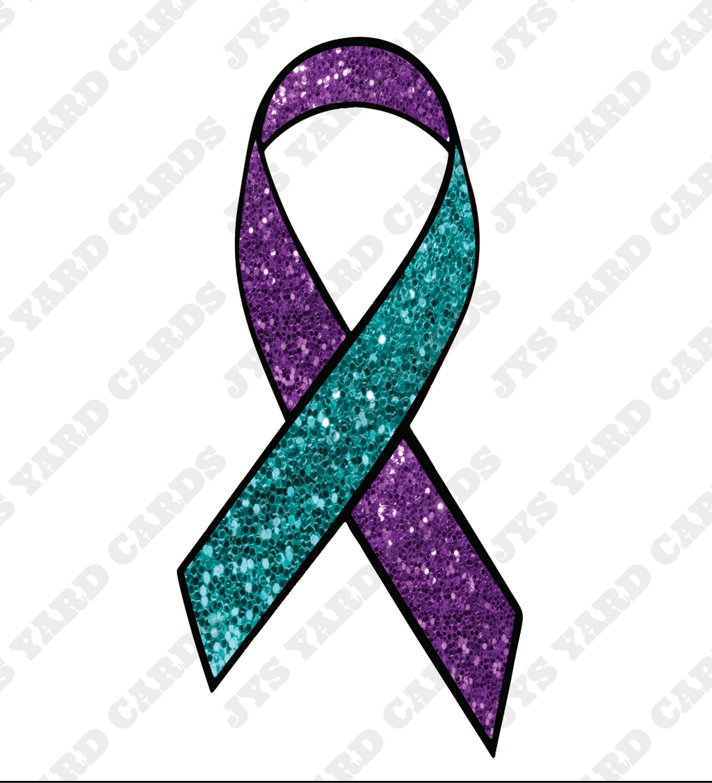 SUICIDE RIBBON - Yard Card Signs by JYS International