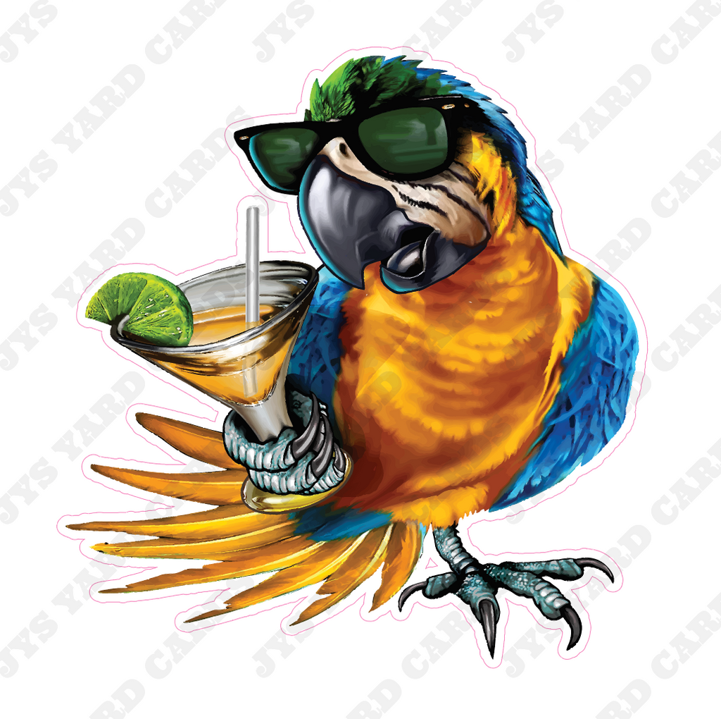 PARROT HEAD - Yard Card Signs by JYS International