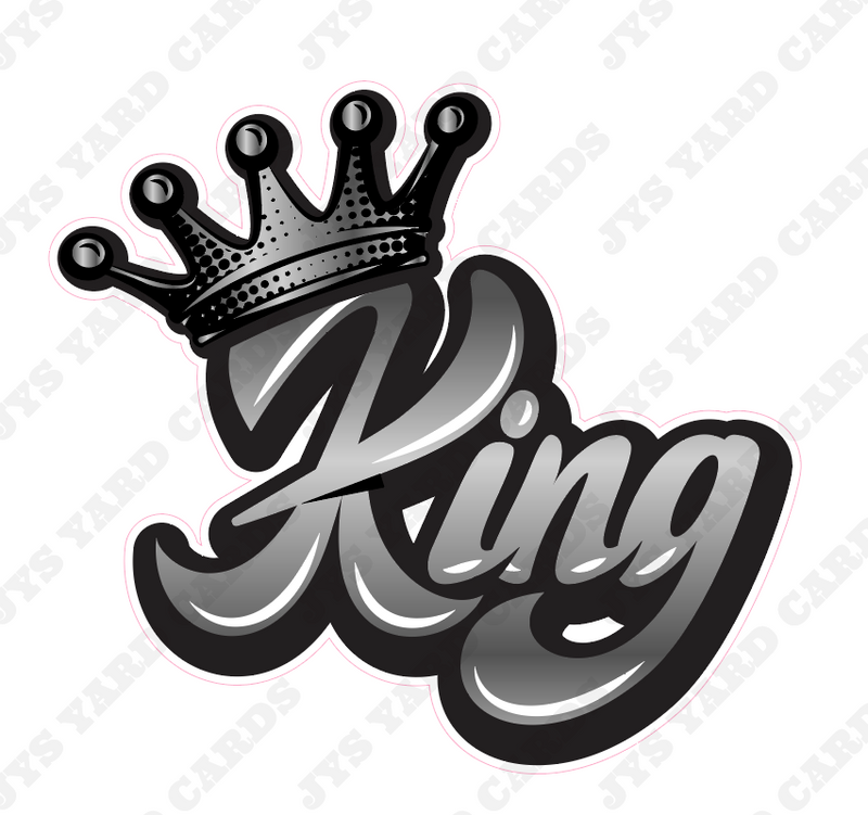 KING - Yard Card Signs by JYS International