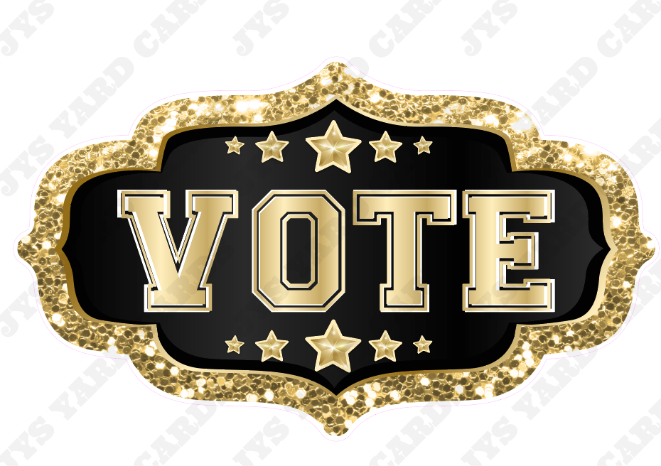 VOTE CENTERPIECE - Yard Card Signs by JYS International