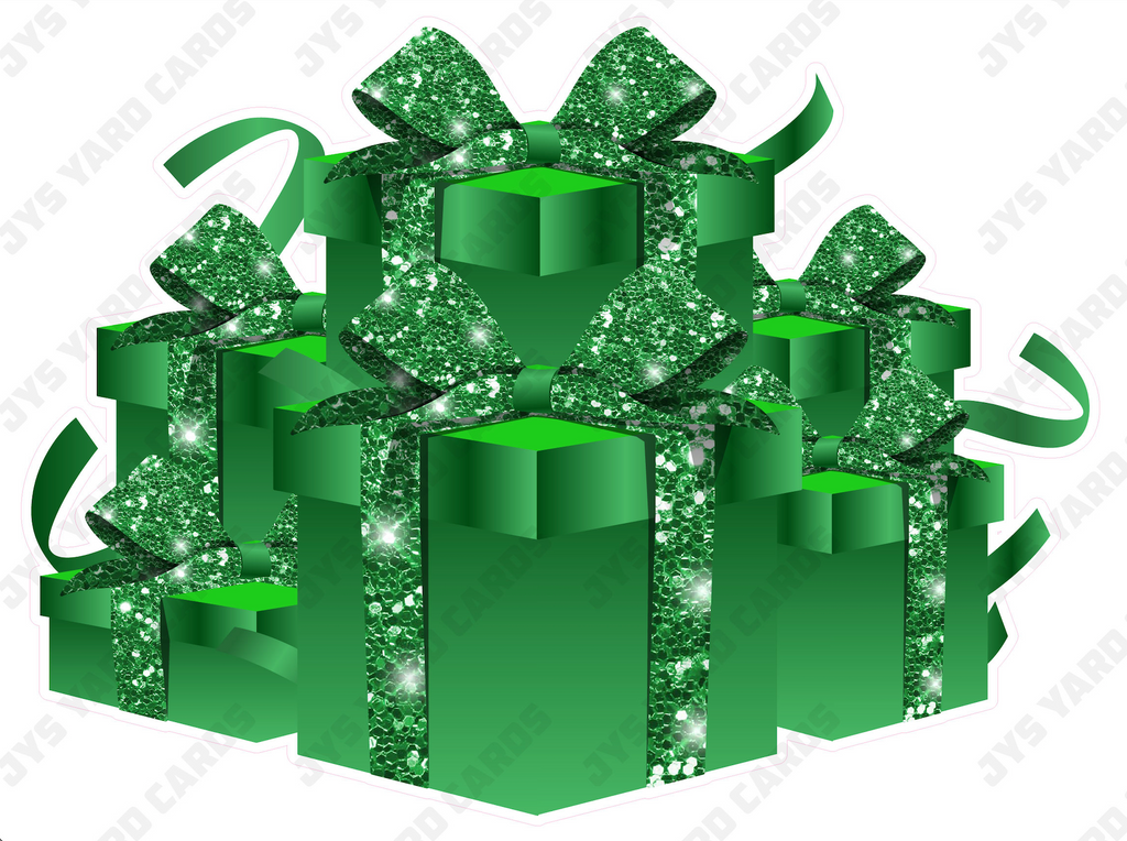 GIFT BOX BUNDLE: GREEN - Yard Card Signs by JYS International