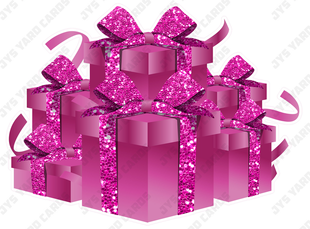 GIFT BOX BUNDLE: HOT PINK - Yard Card Signs by JYS International