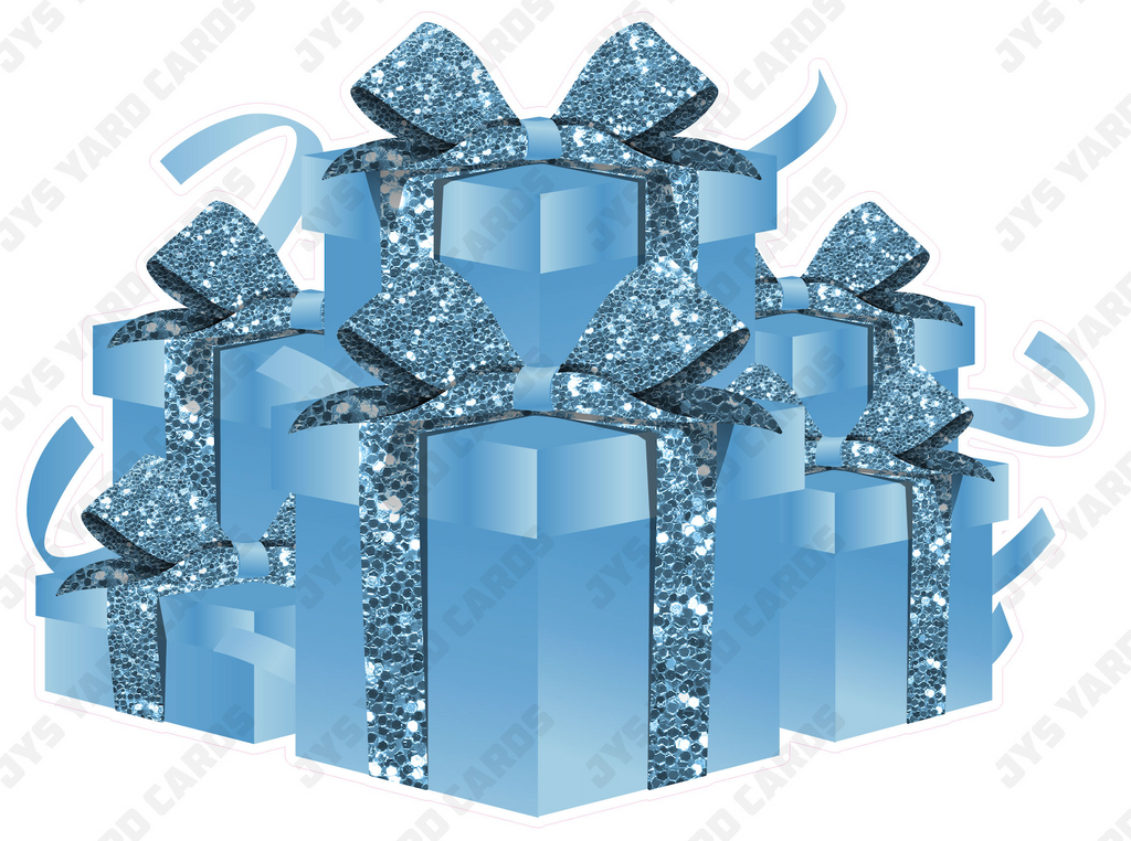 GIFT BOX BUNDLE: LIGHT BLUE - Yard Card Signs by JYS International