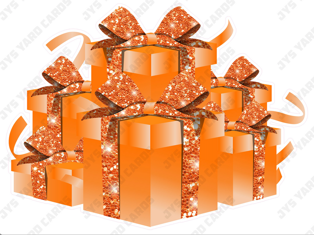 GIFT BOX BUNDLE: ORANGE - Yard Card Signs by JYS International