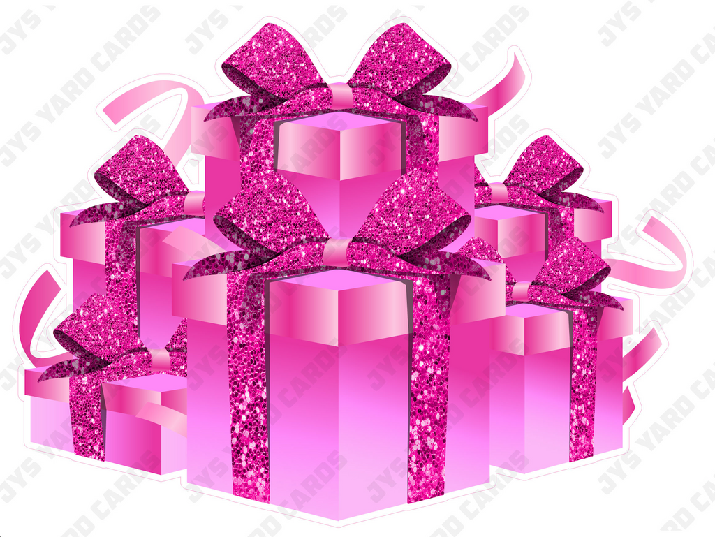 GIFT BOX BUNDLE: PINK - Yard Card Signs by JYS International