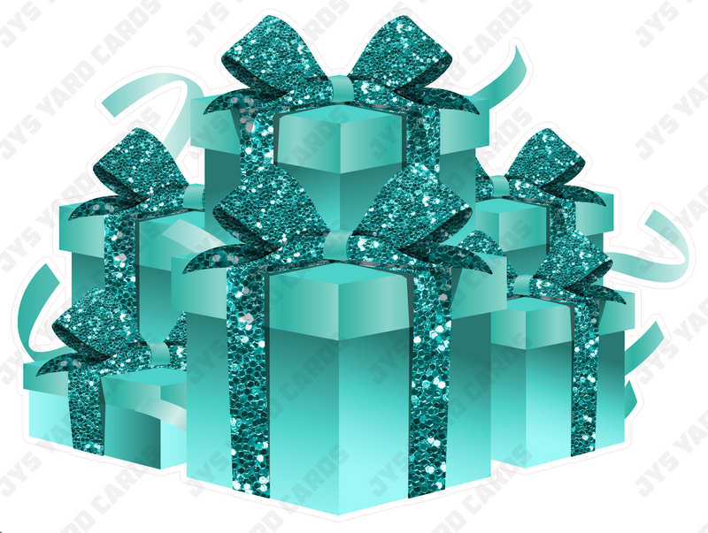 GIFT BOX BUNDLE: TEAL - Yard Card Signs by JYS International