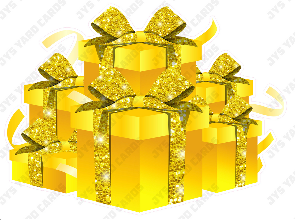 GIFT BOX BUNDLE: YELLOW - Yard Card Signs by JYS International