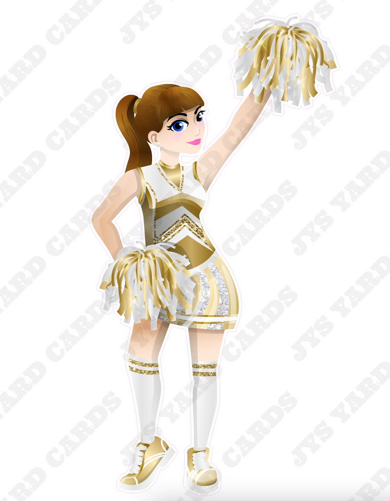 CHEERLEADER CUTIE 1: LIGHT - Yard Card Signs by JYS International