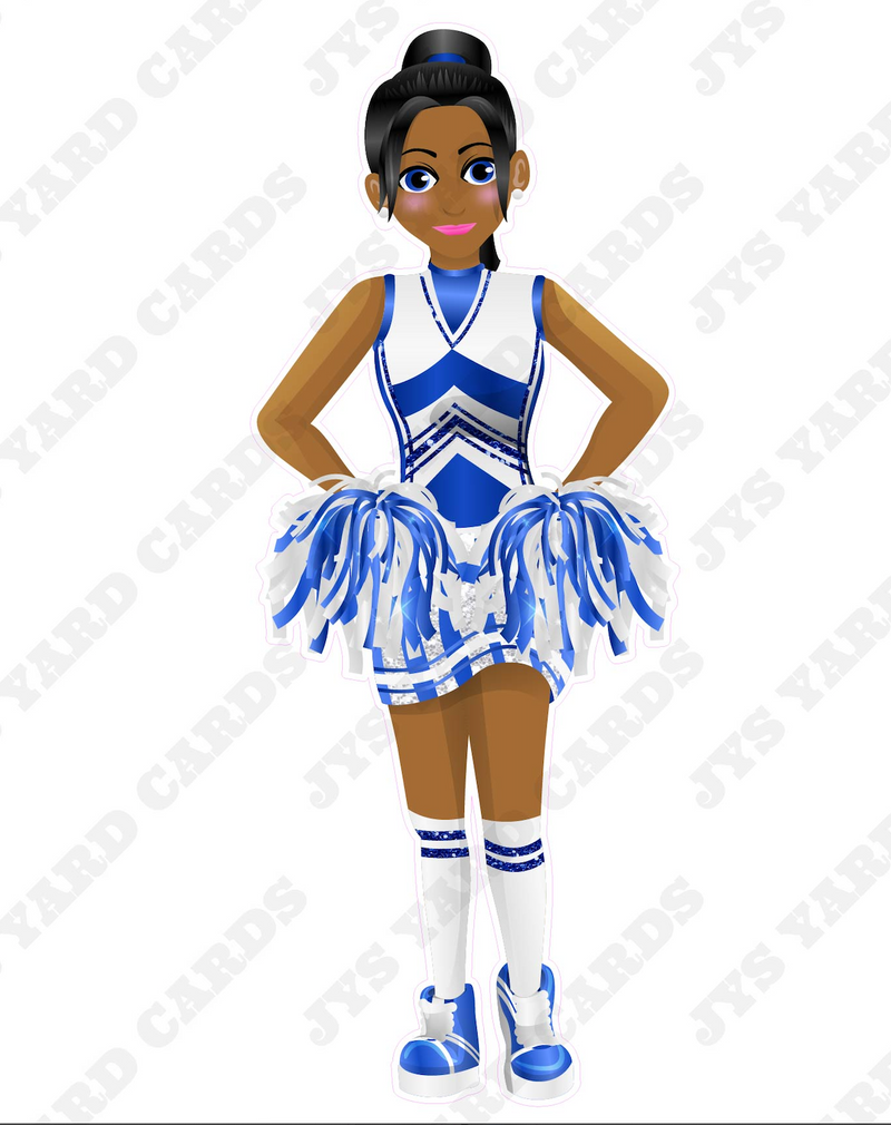 CHEERLEADER CUTIE 2: BROWN - Yard Card Signs by JYS International