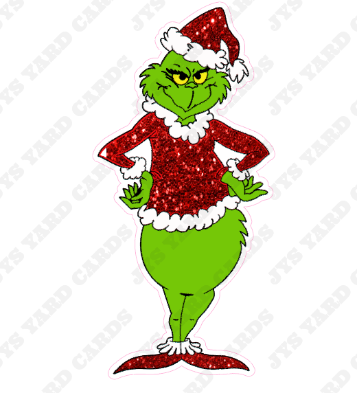 GRINCH 2 - Yard Card Signs by JYS International