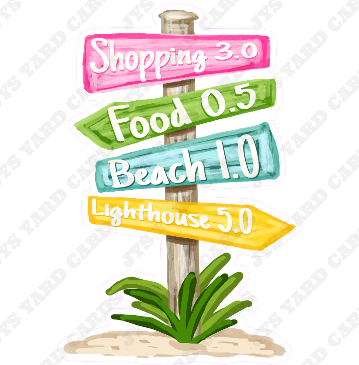 ISLAND THINGS - Yard Card Signs by JYS International