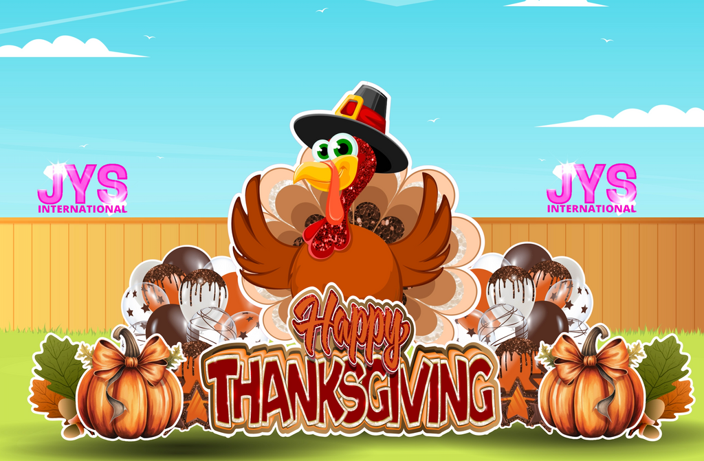 THANKSGIVING QUICK SET - Yard Card Signs by JYS International