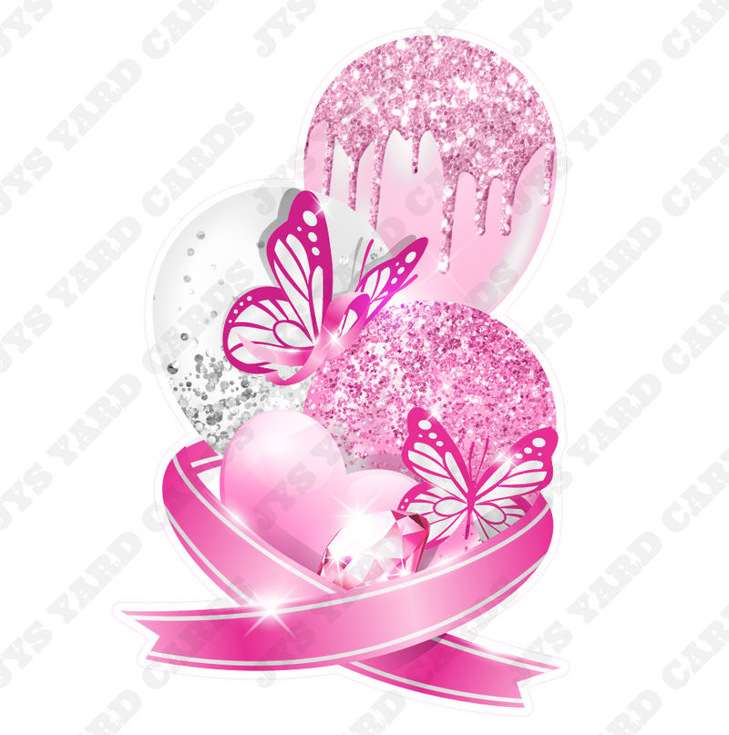 BREAST CANCER TOWERS - Yard Card Signs by JYS International