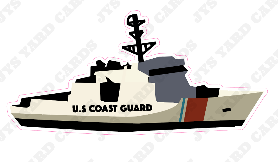 COAST GUARD 1 - Yard Card Signs by JYS International