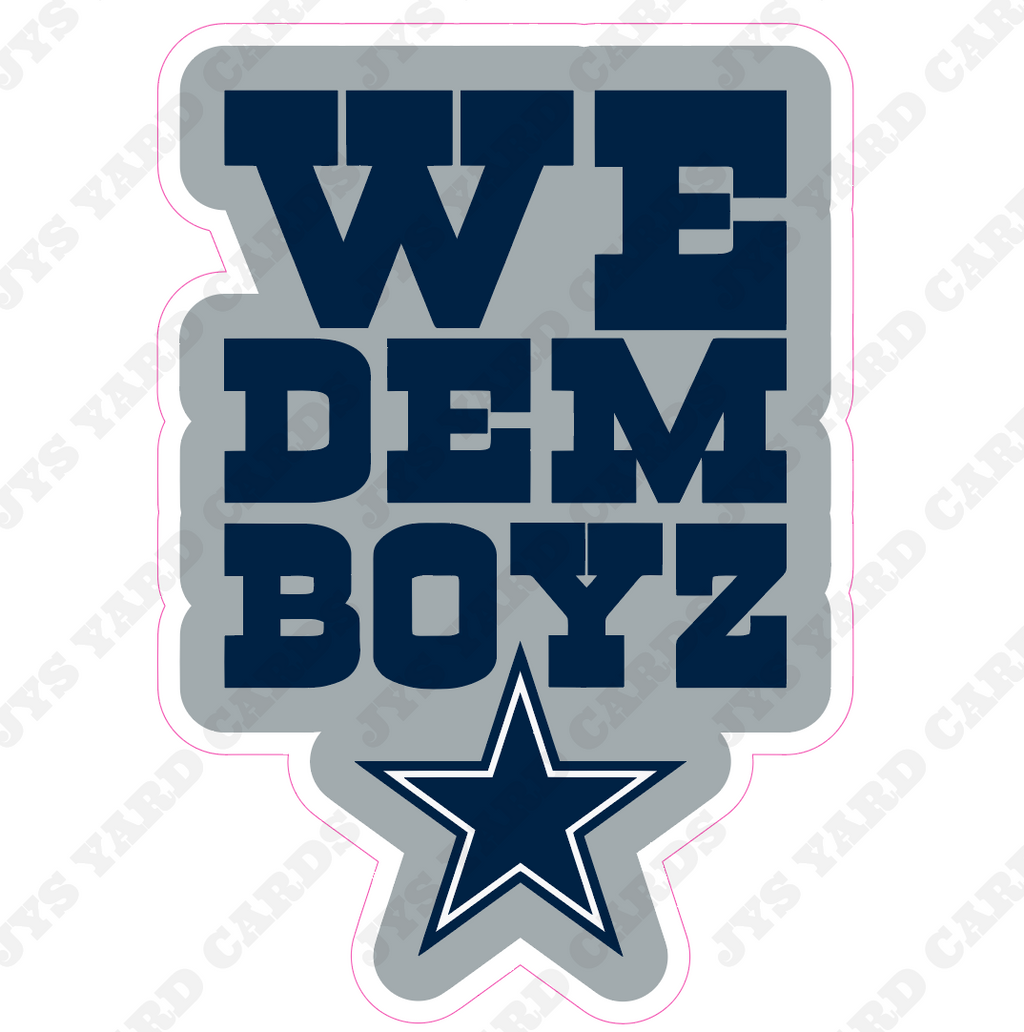 COWBOYS 1 - Yard Card Signs by JYS International