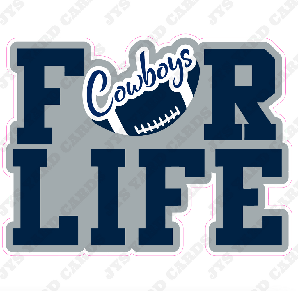 COWBOYS 3 - Yard Card Signs by JYS International