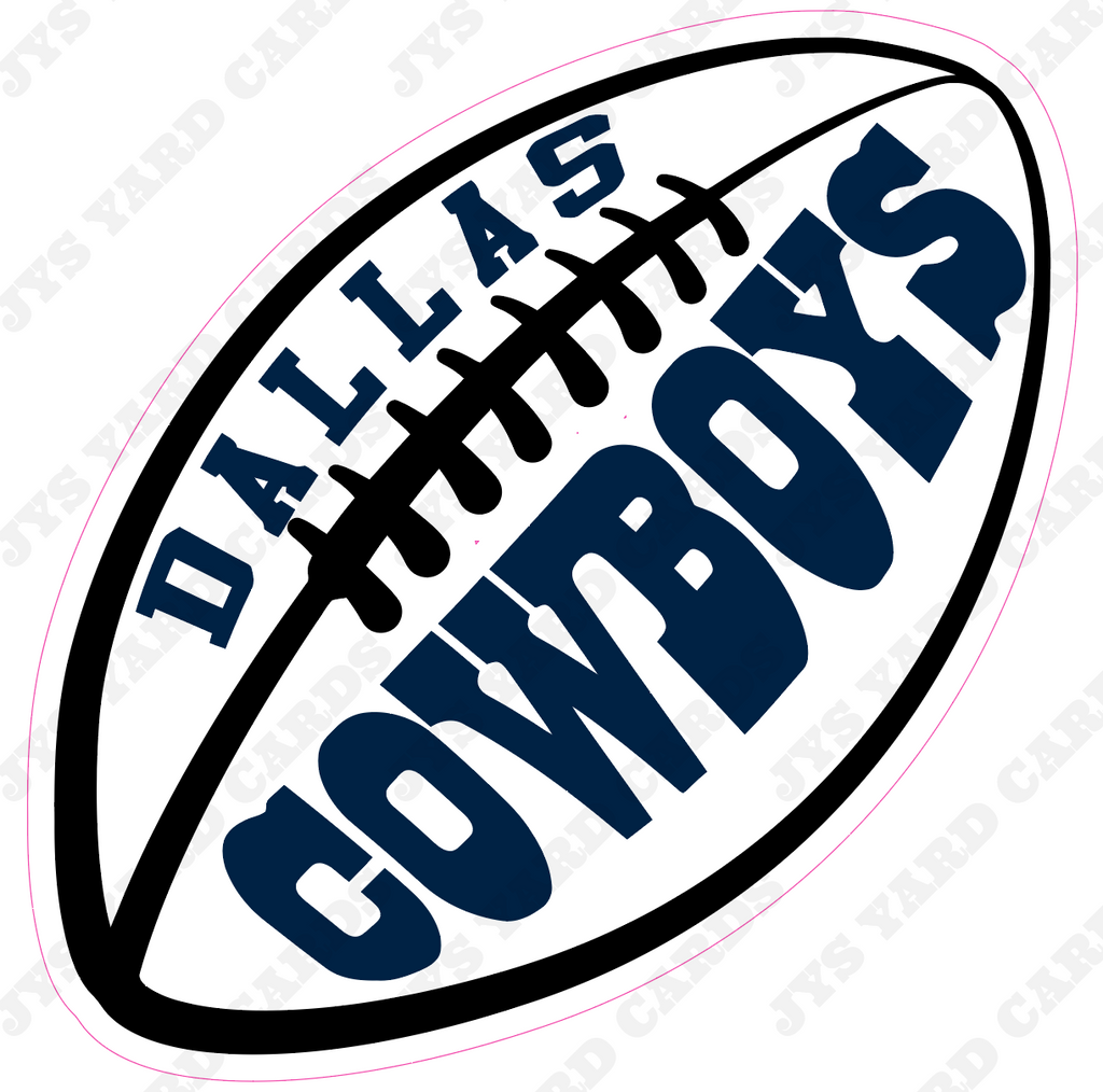 COWBOYS 4 - Yard Card Signs by JYS International