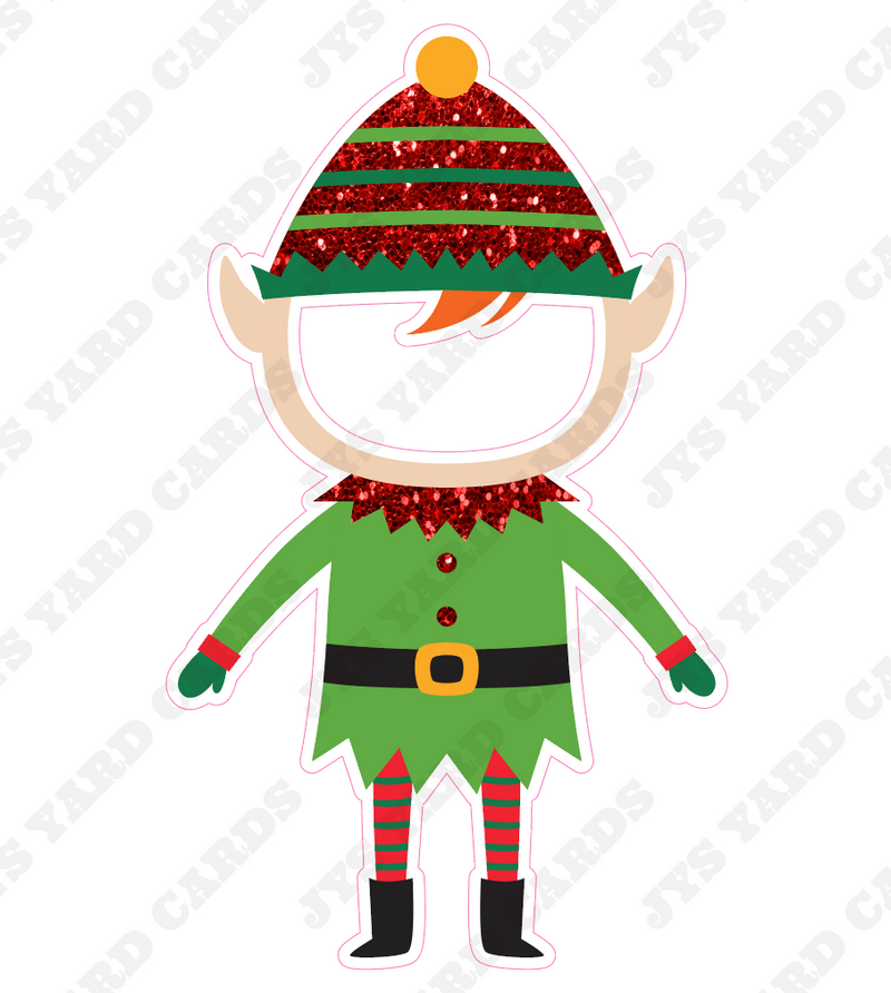 ELF BOY PHOTO OP - Yard Card Signs by JYS International