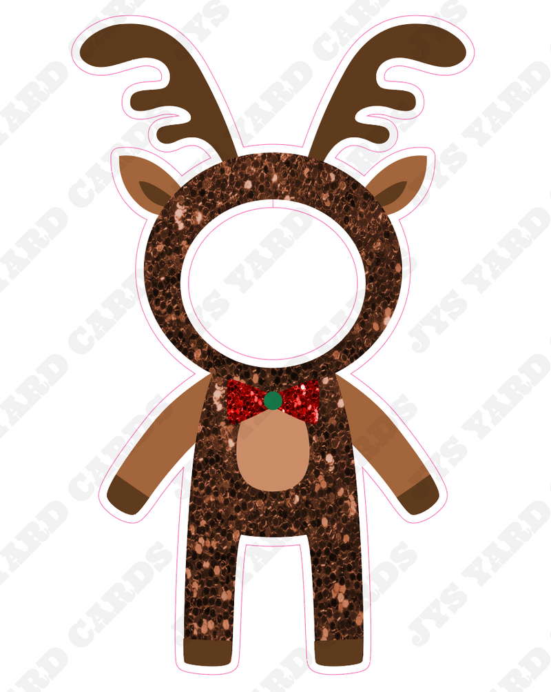 REINDEER PHOTO OP - Yard Card Signs by JYS International