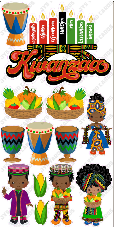 KWANZAA KIDS - Yard Card Signs by JYS International