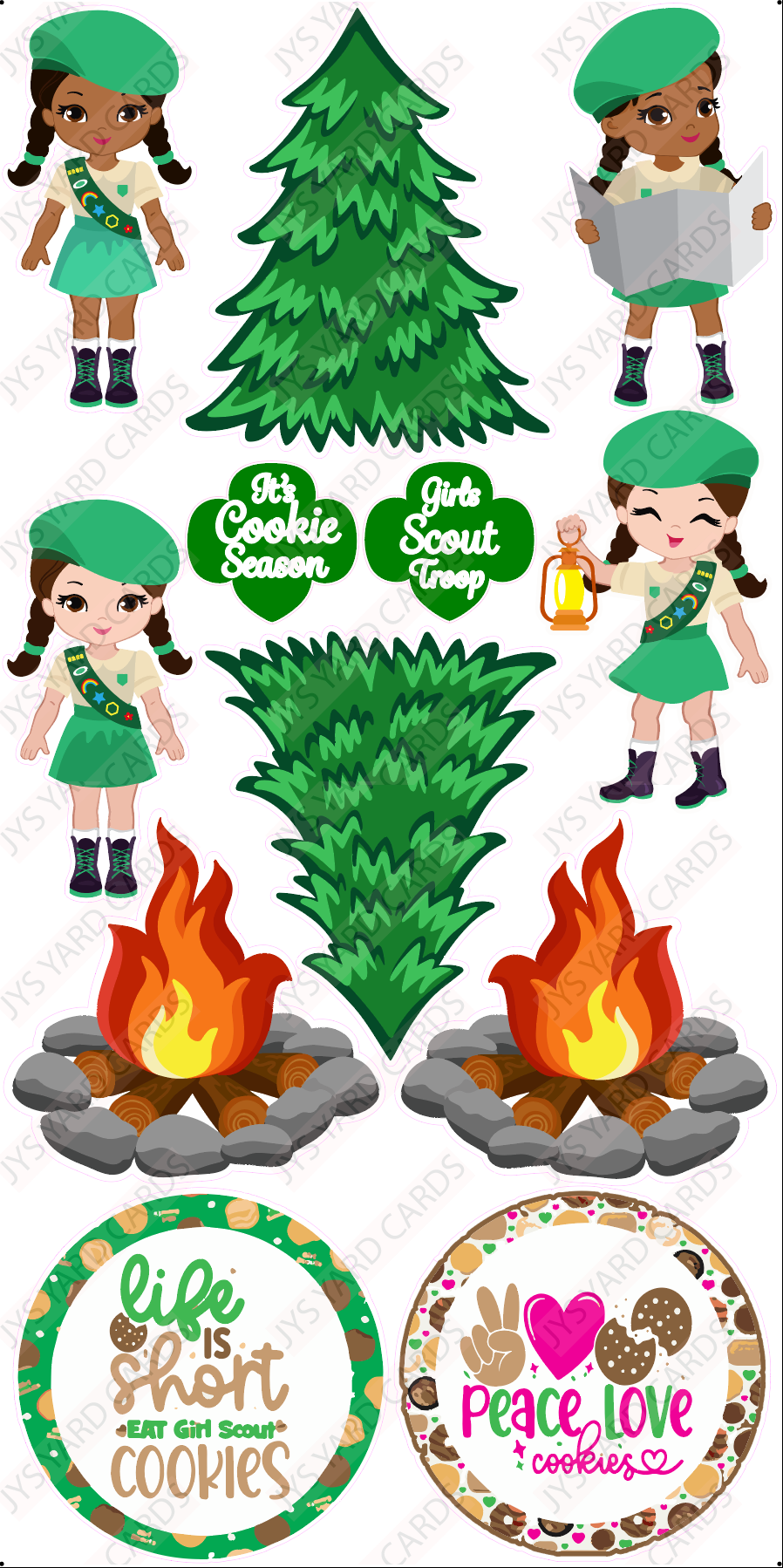 GIRL SCOUTS - Yard Card Signs by JYS International