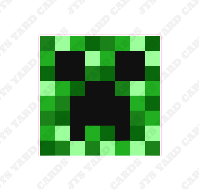 MINECRAFT 1 - Yard Card Signs by JYS International