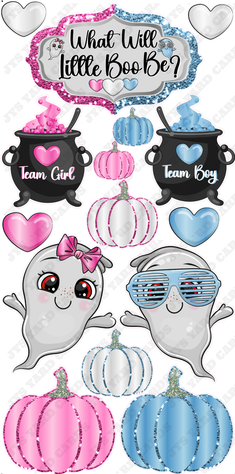 LITTLE BOO GENDER REVEAL - Yard Card Signs by JYS International