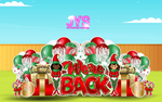 I'M & WE'RE BACK ELF SETS - Yard Card Signs by JYS International